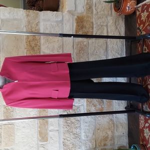 Kasper pants suit w/wide legs